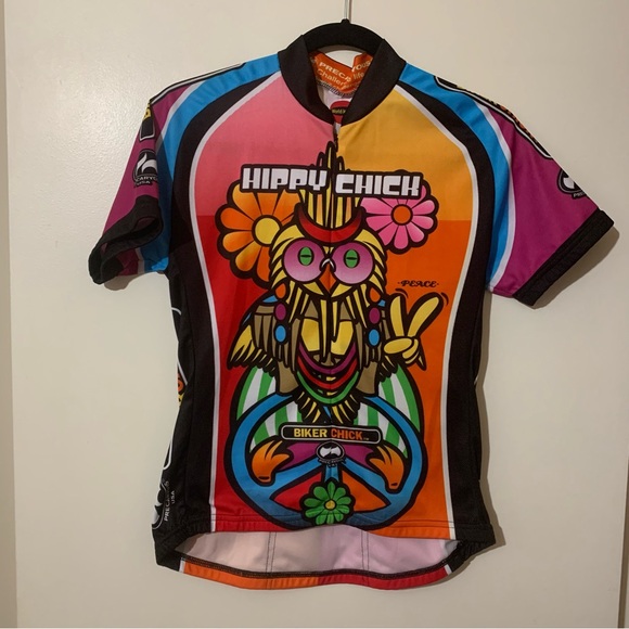 World Jerseys Hippie Chick Cycling Top Size Medium - Picture 4 of 8
